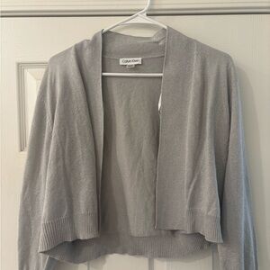 Calvin Klein Women's Light Gray Shrug